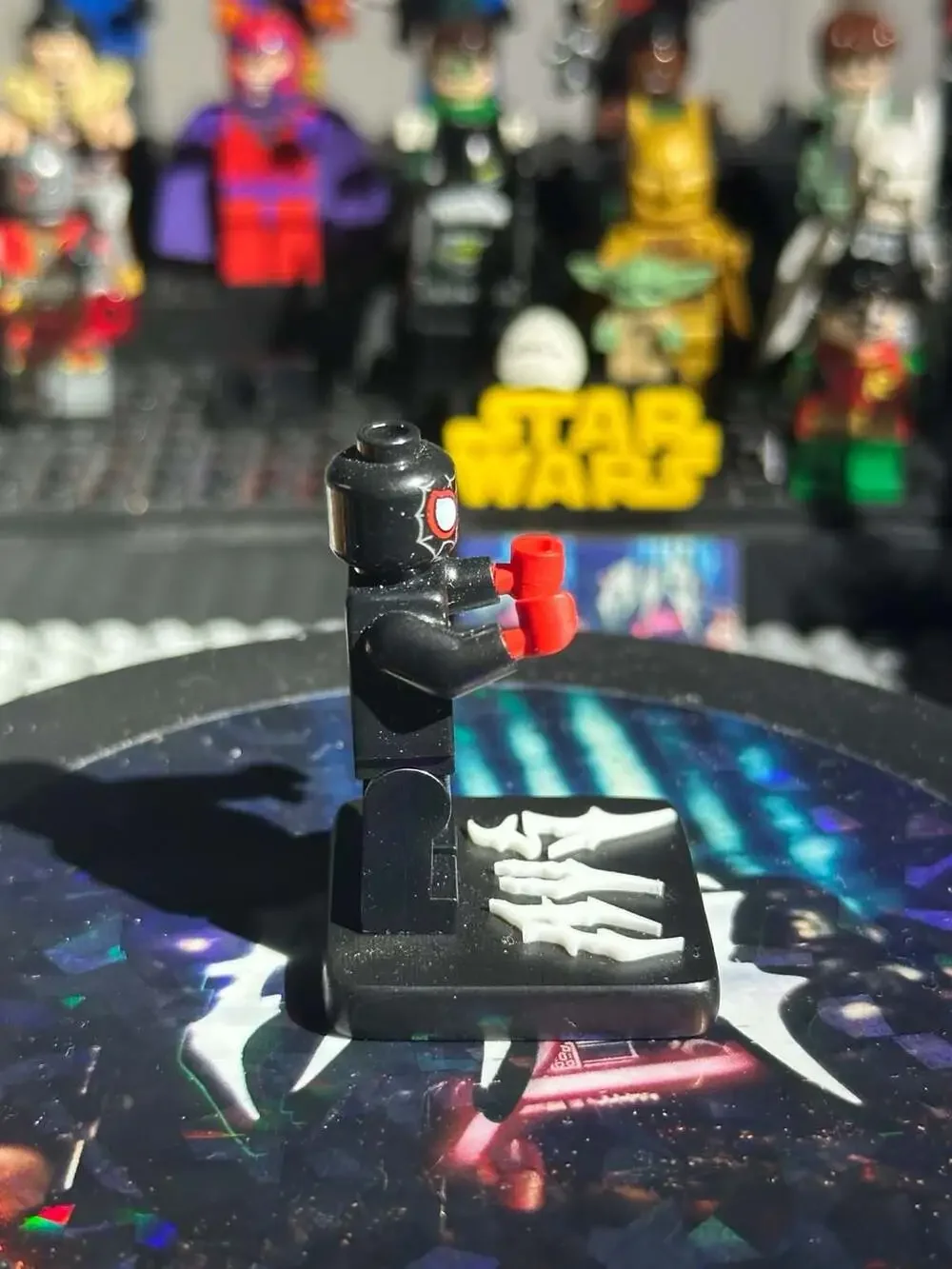 LEGO Spider-Man Miles Morales Minifigure with Display Stand